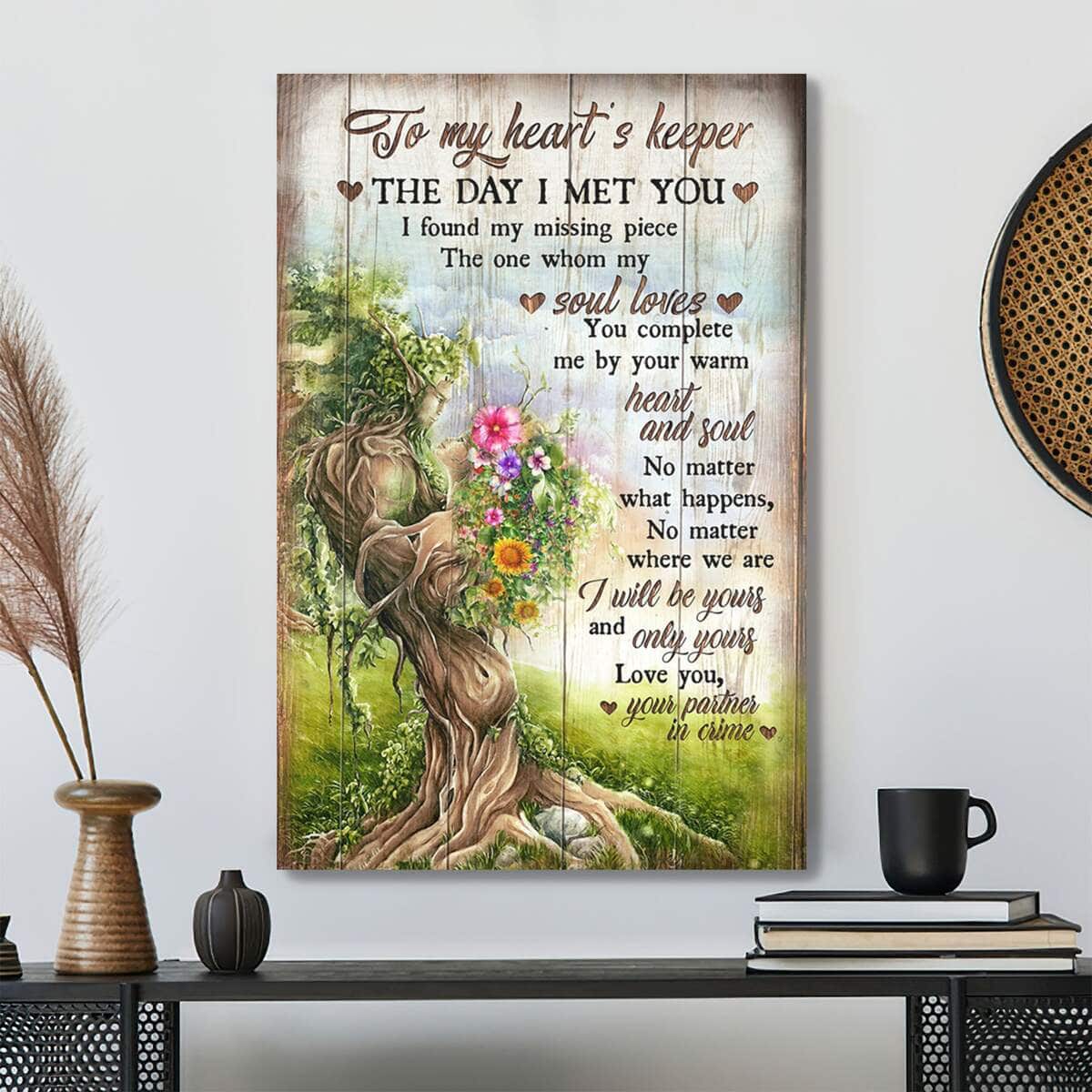 Love Tree To My Love The Day I Met You I Found My Missing Piece Bible Verse Scripture Canvas Print Love Tree To My Love The Day I Met You I Found My Missing Piece Bible Verse Scripture Canvas Print
