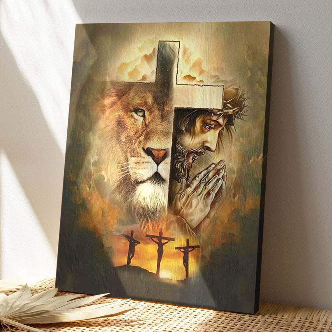 Cross Bible Verse Jesus The Lion Of Judah Scripture Canvas Print Cross Bible Verse Jesus The Lion Of Judah Scripture Canvas Print