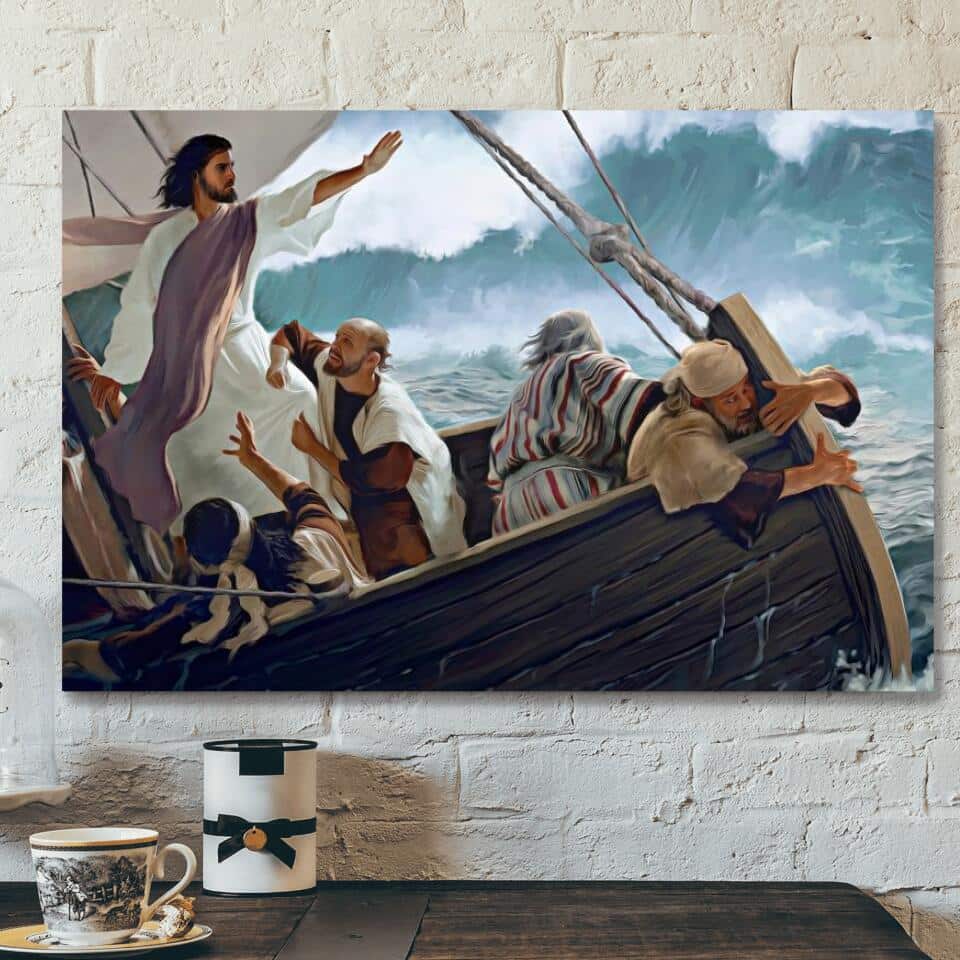 God Jesus Christian Gift Jesus Bible Verse Scripture Canvas Wall Art