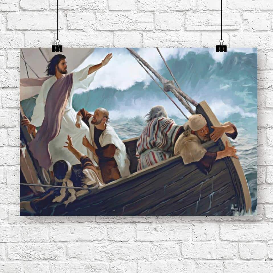 God Jesus Christian Gift Jesus Bible Verse Scripture Canvas Wall Art