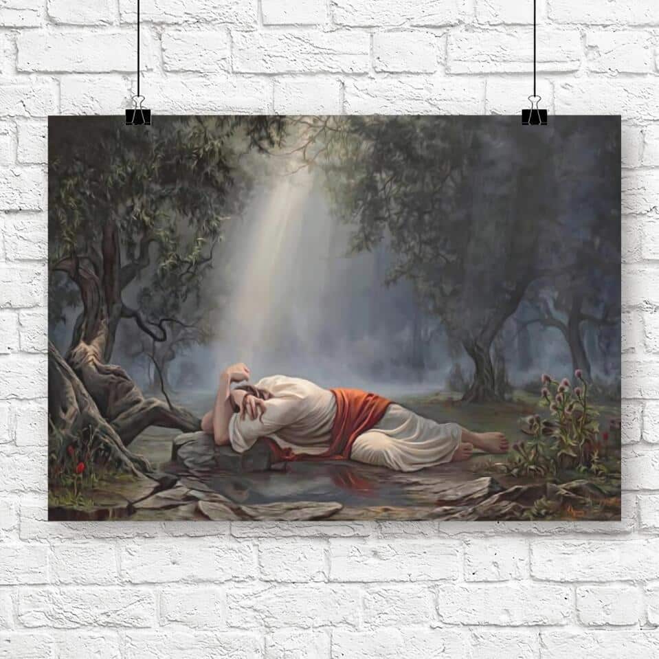 God Jesus Religious Christian Gift Jesus Bible Verse Scripture Canvas Wall Art