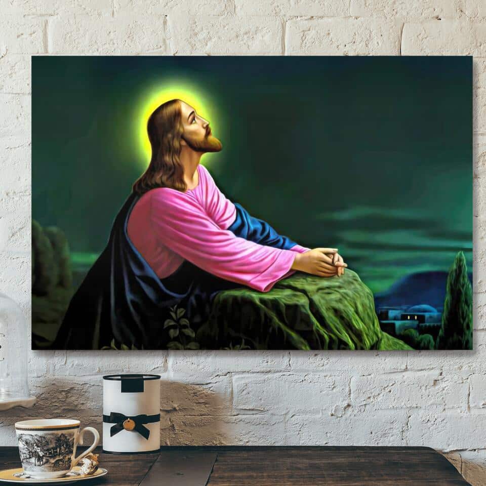 God Jesus Christian Canvas Wall Art Gift For Believers Jesus Bible Verse Scripture God Jesus Christian Canvas Wall Art Gift For Believers Jesus Bible Verse Scripture