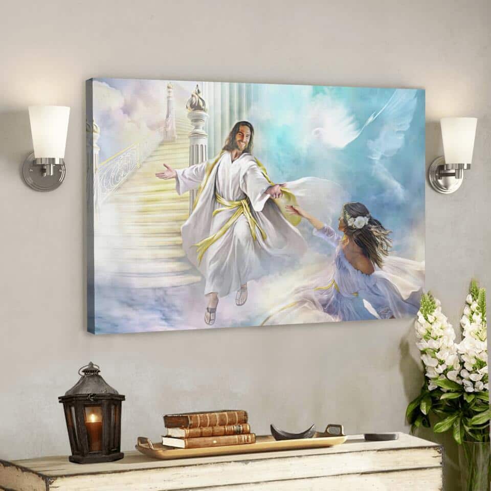 Heaven God Jesus Christian Gift Jesus Bible Verse Scripture Canvas Wall Art Heaven God Jesus Christian Gift Jesus Bible Verse Scripture Canvas Wall Art