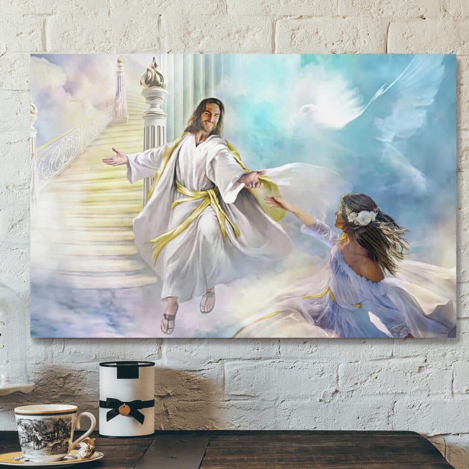 Heaven God Jesus Christian Gift Jesus Bible Verse Scripture Canvas Wall Art Heaven God Jesus Christian Gift Jesus Bible Verse Scripture Canvas Wall Art