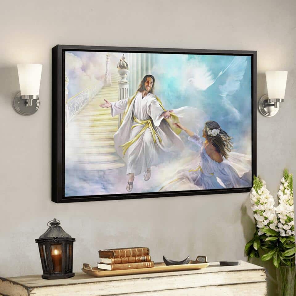 Heaven God Jesus Christian Gift Jesus Bible Verse Scripture Canvas Wall Art Heaven God Jesus Christian Gift Jesus Bible Verse Scripture Canvas Wall Art