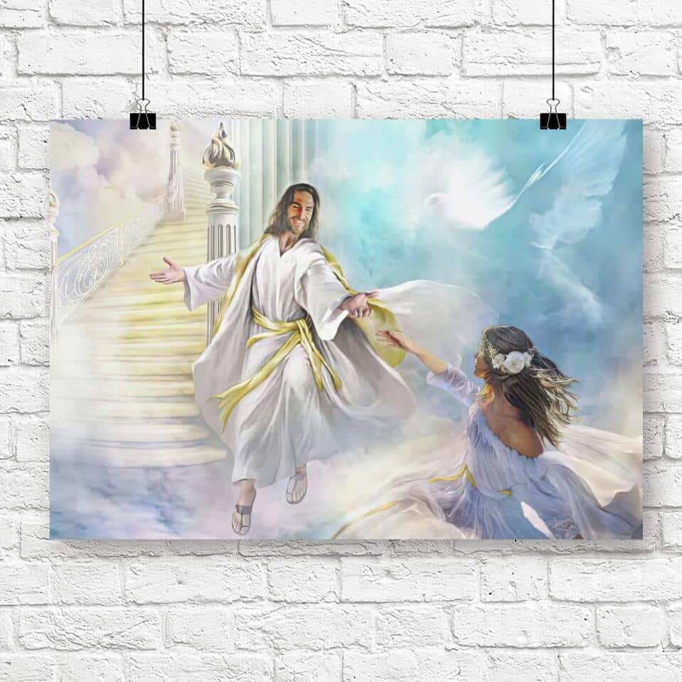 Heaven God Jesus Christian Gift Jesus Bible Verse Scripture Canvas Wall Art Heaven God Jesus Christian Gift Jesus Bible Verse Scripture Canvas Wall Art