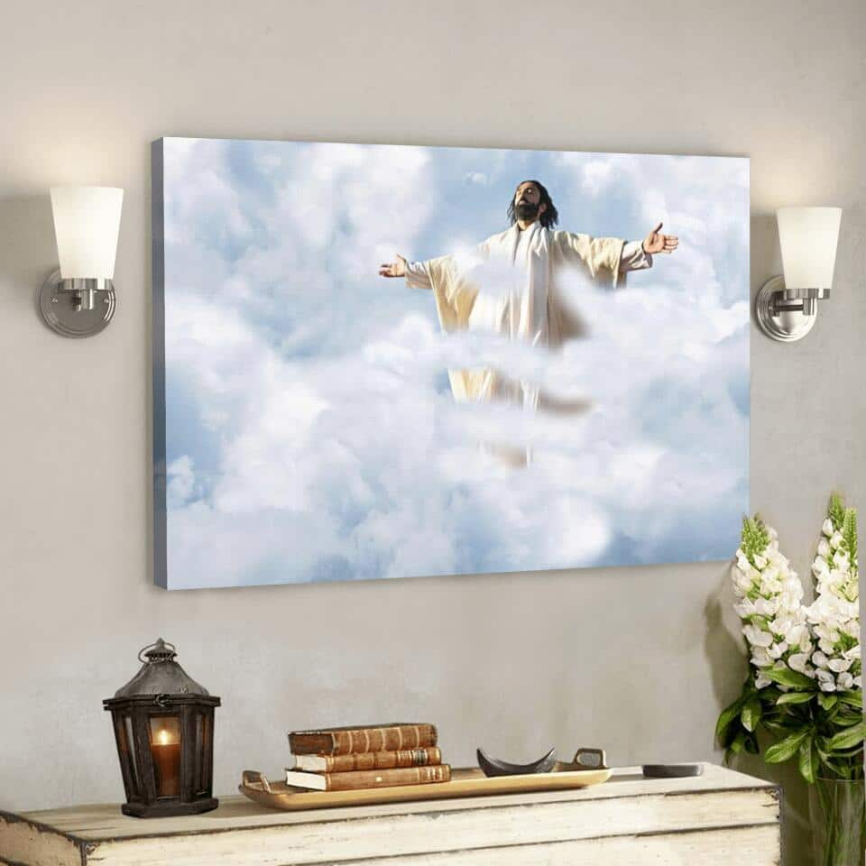 Christian God Jesus Gift Jesus Bible Verse Scripture Canvas Wall Art