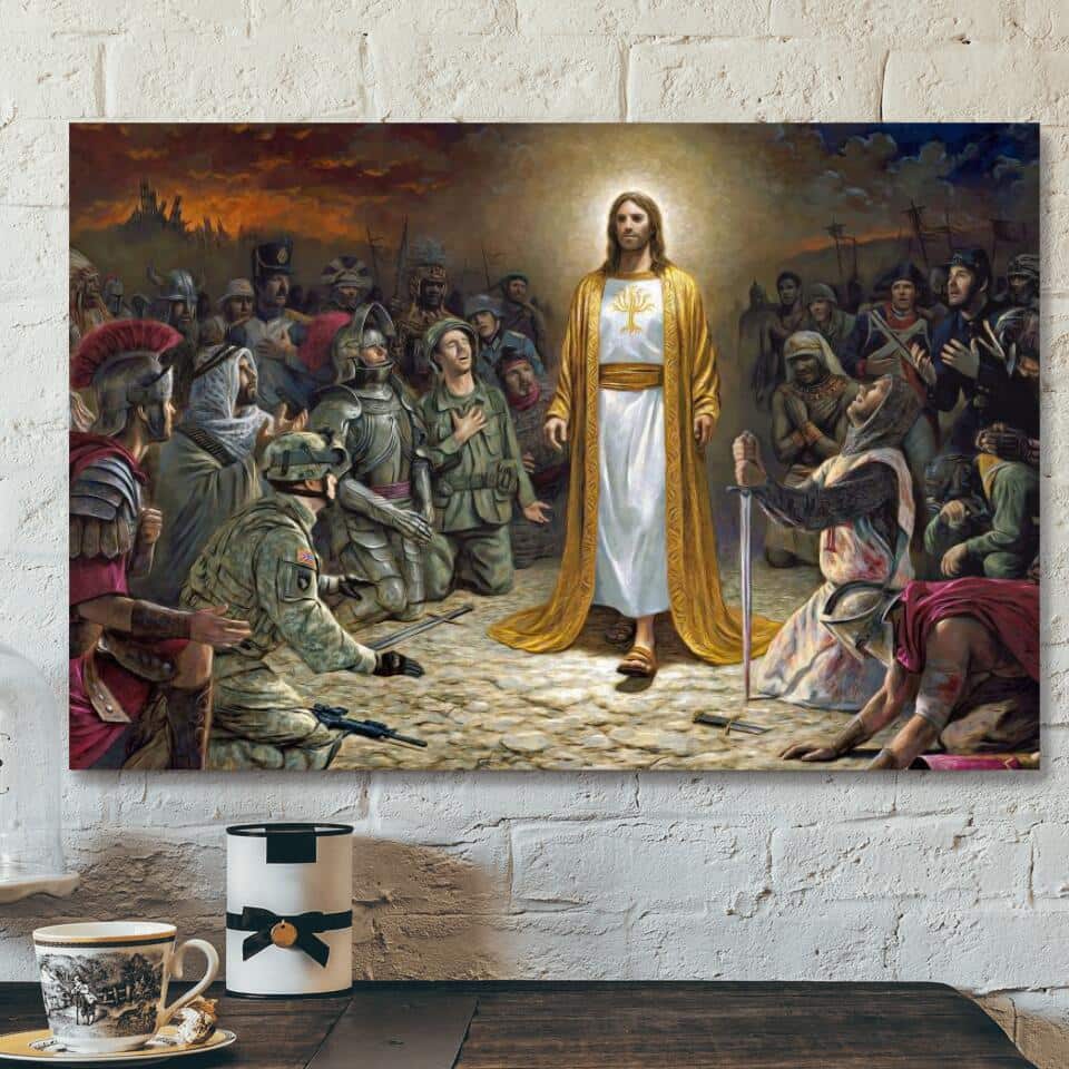 God Jesus Religious Christian Gift Jesus Canvas Wall Art For Believers God Jesus Religious Christian Gift Jesus Canvas Wall Art For Believers