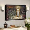 God Jesus Religious Christian Gift Jesus Canvas Wall Art For Believers