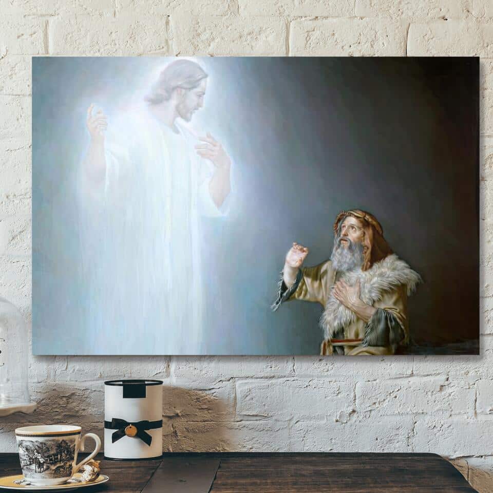 Moses Seeing Jesus Christian Gift Jesus Scripture Canvas Wall Art Moses Seeing Jesus Christian Gift Jesus Scripture Canvas Wall Art