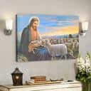 God With Lambs Jesus Christian Gift Jesus Bible Verse Scripture Canvas Wall Art God With Lambs Jesus Christian Gift Jesus Bible Verse Scripture Canvas Wall Art