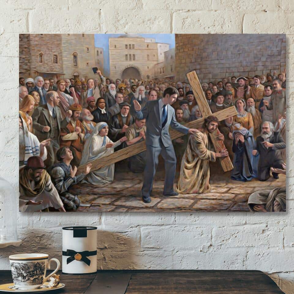 God Jesus Cross Christian Gift Jesus Bible Verse Scripture Canvas Wall Art God Jesus Cross Christian Gift Jesus Bible Verse Scripture Canvas Wall Art