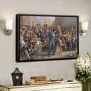 God Jesus Cross Christian Gift Jesus Bible Verse Scripture Canvas Wall Art