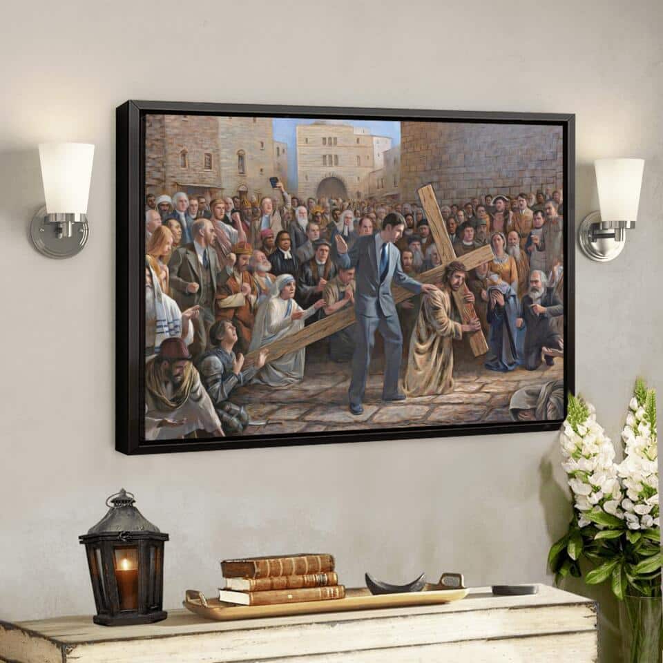God Jesus Cross Christian Gift Jesus Bible Verse Scripture Canvas Wall Art God Jesus Cross Christian Gift Jesus Bible Verse Scripture Canvas Wall Art