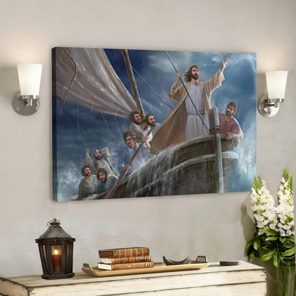 Faith God Jesus Christian Gift Jesus Bible Verse Scripture Canvas Wall Art