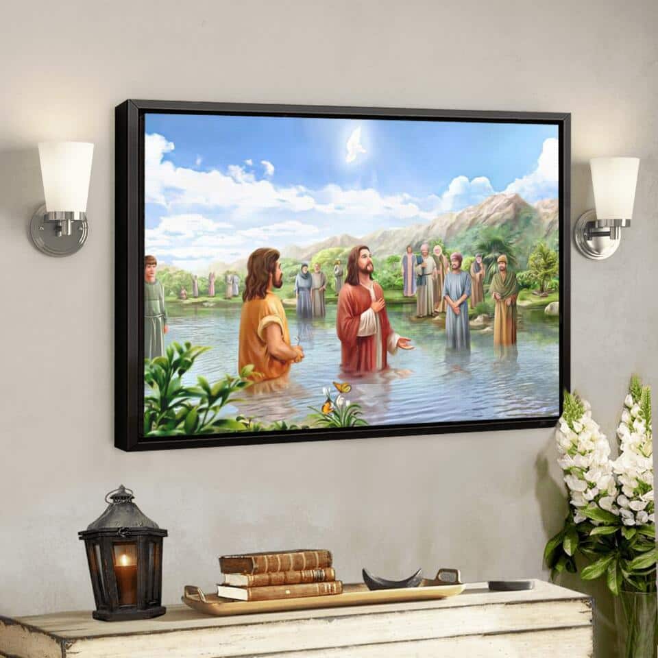God Jesus Christian Gift Jesus Religious Bible Verse Scripture Canvas Wall Art
