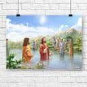 God Jesus Christian Gift Jesus Religious Bible Verse Scripture Canvas Wall Art