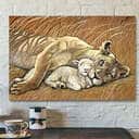 Lion Jesus Christian Gift Jesus Scripture Religious Canvas Wall Art