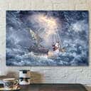 Jesus And The Fishermen Jesus Christian Gift For Christian Canvas Wall Art Jesus And The Fishermen Jesus Christian Gift For Christian Canvas Wall Art