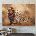 Lion Jesus Christian Gift Jesus Bible Verse Scripture Canvas Wall Art