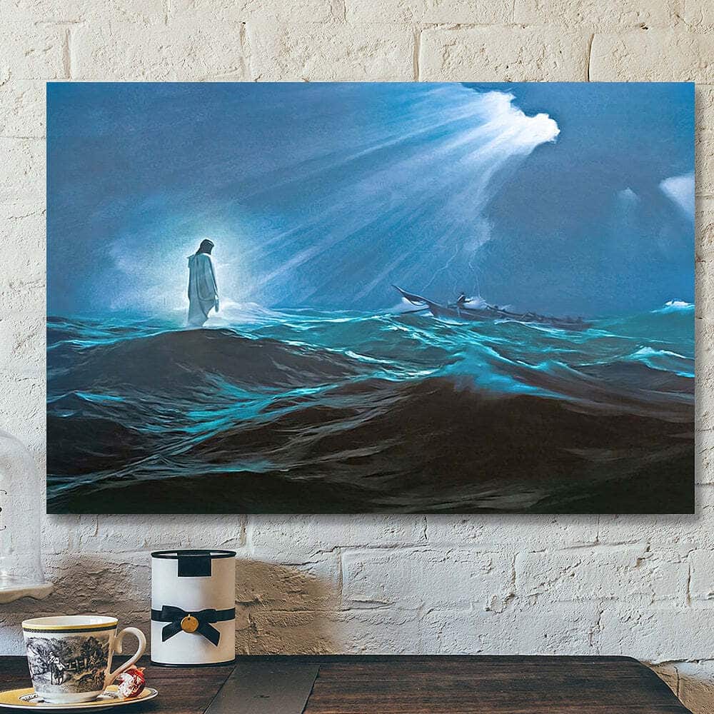 Guardian Of The Sea Jesus Scripture Canvas Wall Art Guardian Of The Sea Jesus Scripture Canvas Wall Art
