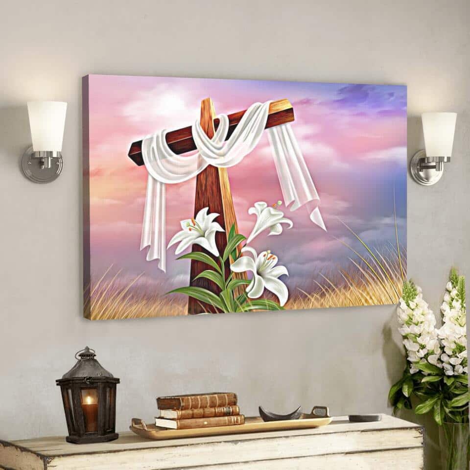 God Cross Jesus Christian Gift Jesus Bible Verse Scripture Canvas Wall Art God Cross Jesus Christian Gift Jesus Bible Verse Scripture Canvas Wall Art