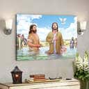 Jesus Christ With People Jesus Christian Gift For Christian Canvas Wall Art Jesus Christ With People Jesus Christian Gift For Christian Canvas Wall Art