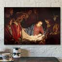 Jesus And The Child Jesus Christian Gift For Christian Canvas Wall Art Jesus And The Child Jesus Christian Gift For Christian Canvas Wall Art