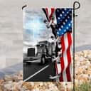 Truck Trucker Jesus Take The Wheel Religious Christian Garden Flag