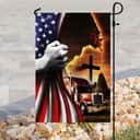 Trucker Jesus Christian American Religious Christian Garden Flag Trucker Jesus Christian American Religious Christian Garden Flag