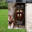 Jesus Christ As For Me And My Religious House Christian Garden Flag Jesus Christ As For Me And My Religious House Christian Garden Flag