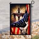 Jesus Hand Bright Christian Cross Religious Christian Garden Flag
