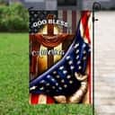 God Bless America Christian Cross Religious Christian Garden Flag God Bless America Christian Cross Religious Christian Garden Flag