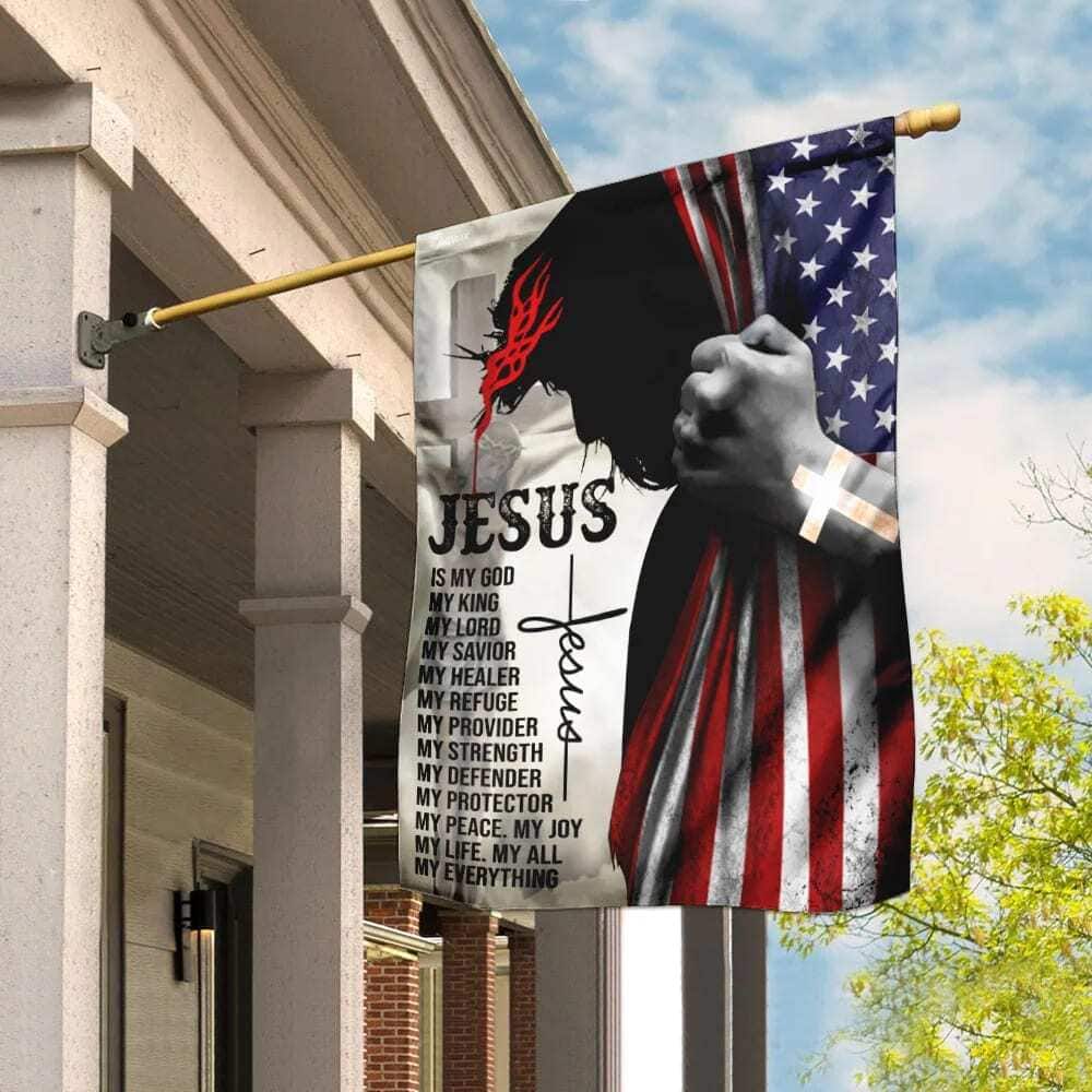 Jesus Is My Everything Christian Religious Christian Garden Flag