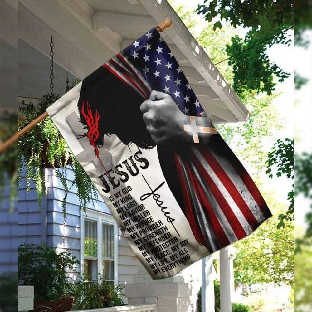 Jesus Is My Everything Christian Religious Christian Garden Flag