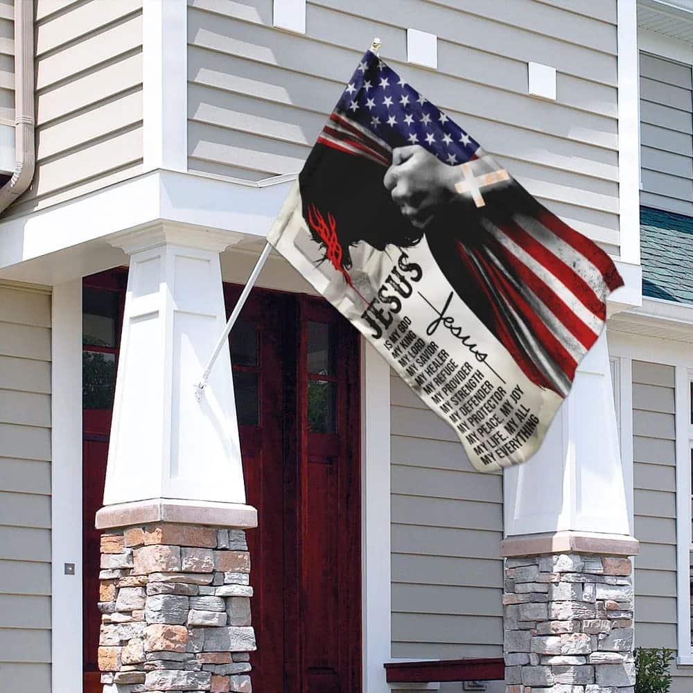 Jesus Is My Everything Christian Religious Christian Garden Flag