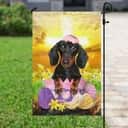 Dachshund Is Ready For Easter Religious Happy Easter ative Easter Garden Flag Dachshund Is Ready For Easter Religious Happy Easter ative Easter Garden Flag