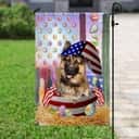 German Shepherd American Easter Religious Happy Easter ative Easter Garden Flag