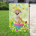 Chihuahua Easter Egg Religious Happy Easter Gift Garden Flag Chihuahua Easter Egg Religious Happy Easter Gift Garden Flag