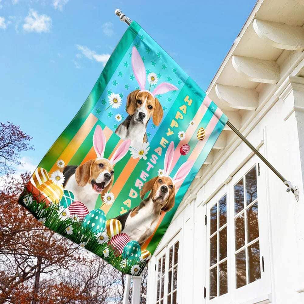 Beagle Easter Religious Happy Easter Gift Garden Flag Beagle Easter Religious Happy Easter Gift Garden Flag