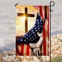 Christian Cross America US Religious Christian Garden Flag