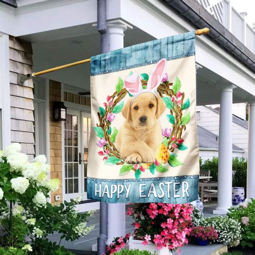 Labrador Retriever Easter Day Religious Happy Easter Gift Garden Flag Labrador Retriever Easter Day Religious Happy Easter Gift Garden Flag