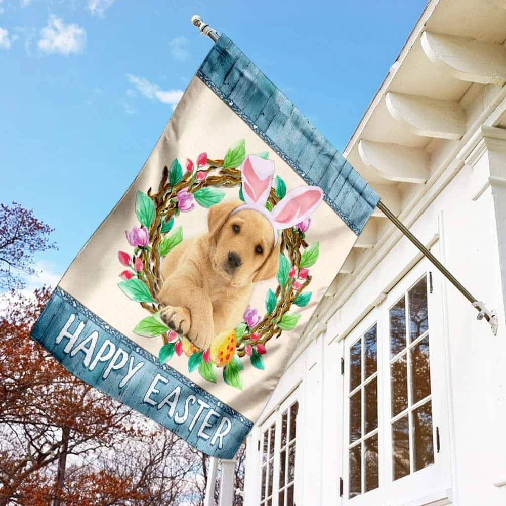 Labrador Retriever Easter Day Religious Happy Easter Gift Garden Flag Labrador Retriever Easter Day Religious Happy Easter Gift Garden Flag