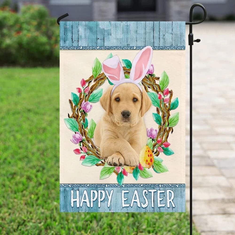Labrador Retriever Easter Day Religious Happy Easter Gift Garden Flag Labrador Retriever Easter Day Religious Happy Easter Gift Garden Flag
