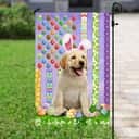Labrador Retriever Happy Easter American Easter Dog Lovers Garden Flag Labrador Retriever Happy Easter American Easter Dog Lovers Garden Flag