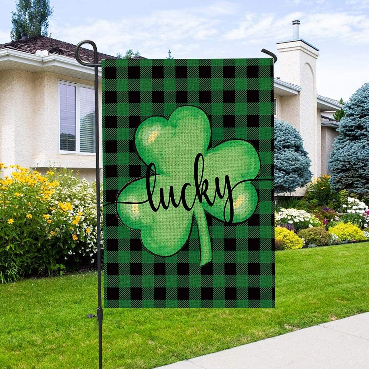 St Patrick's Day Lucky Shamrock Clover Religious St Patrick's Day St Patrick's Day Garden Flag St Patrick's Day Lucky Shamrock Clover Religious St Patrick's Day St Patrick's Day Garden Flag