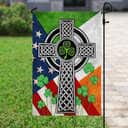 The Irish Celtic Cross St Patricks Religious St Patrick's Day St Patrick's Day Garden Flag The Irish Celtic Cross St Patricks Religious St Patrick's Day St Patrick's Day Garden Flag