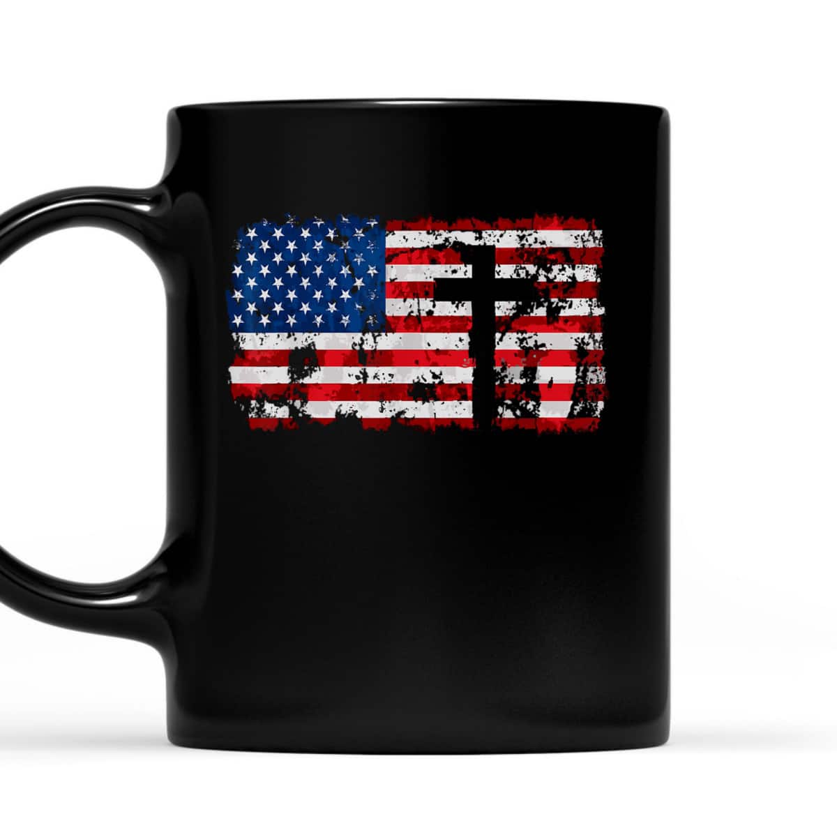 Vintage Distressed USA American Flag Cross Christian Faith 4th Of July T-Shirt Vintage Distressed USA American Flag Cross Christian Faith 4th Of July T-Shirt