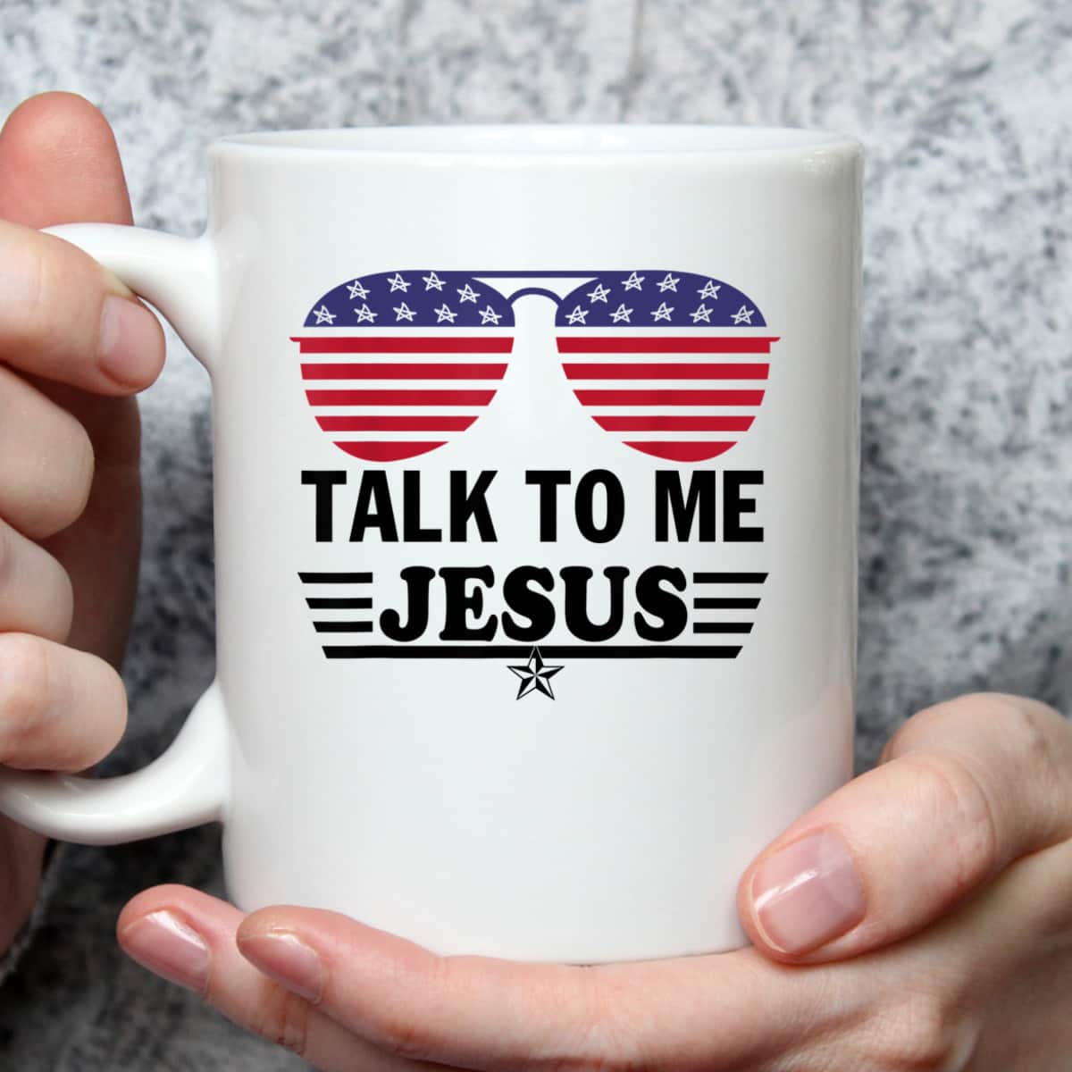 Talk To Me Jesus Glasses US Flag Independence Day T-Shirt Talk To Me Jesus Glasses US Flag Independence Day T-Shirt