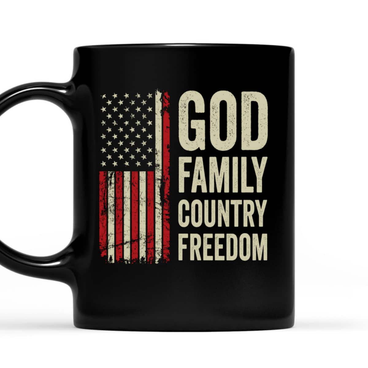 God Family Country Freedom Patriotic USA Flag 4th Of July T-Shirt Gift For Believers God Family Country Freedom Patriotic USA Flag 4th Of July T-Shirt Gift For Believers